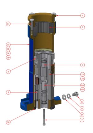 Bolted Coupler (Body Size B - 660V - 1100V) AA364T2