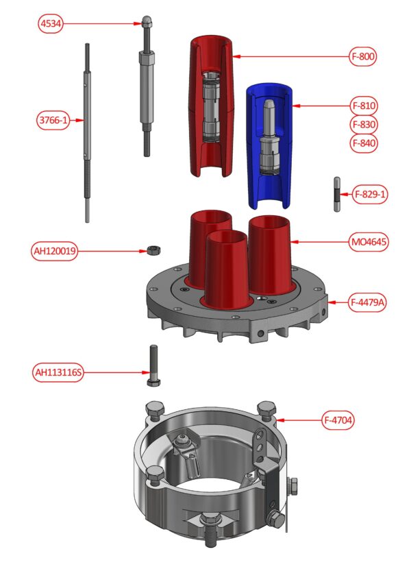 Accessories (Body Size D - 11000V) (Aluminium)