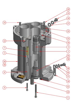 Bolted Coupler (Body Size C - 6600V) (Aluminium)