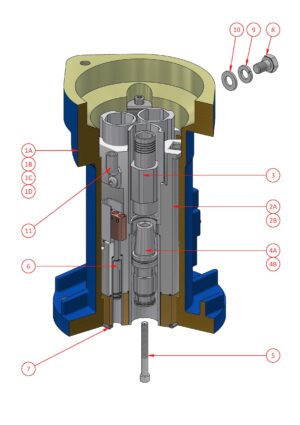 Bolted Coupler (Body Size B - 660V - 1100V) AA364T