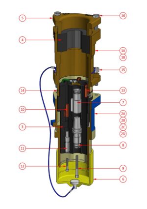 Restrained Plug (660V - 1100V) - 300 Amp Series