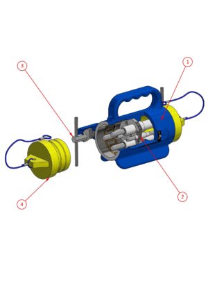Back to Back Receptacle (1100V) - 125 Amp Series