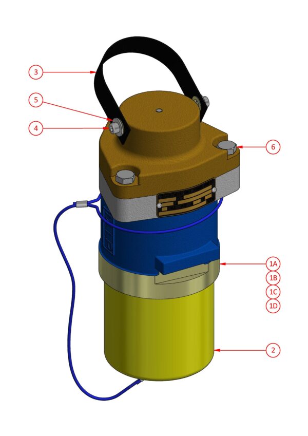 Dummy Plug with Pilot Diode (660V - 1100V) - 425 Amp Series