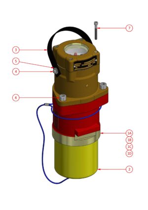 Phase Condition Indicator Plug 6 Pin (1100V - 3300V)