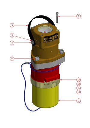 Phase Condition Indicator Plug 6 Pin (1100V - 3300V) - 425 Amp Series