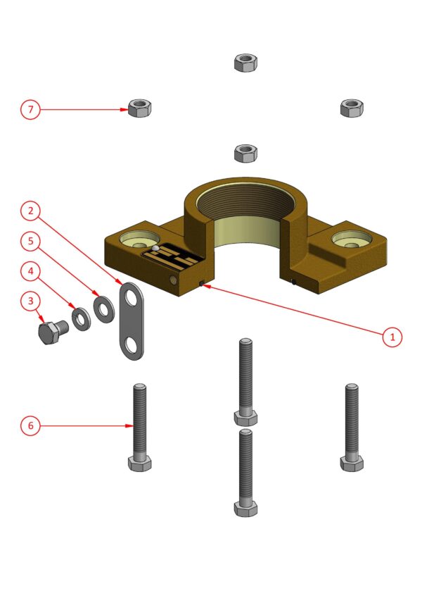 Gland Adaptor - 60 Amp Series