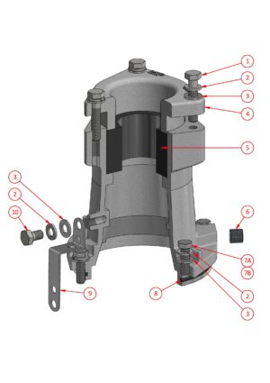 TRS Cable Gland (To suit Aluminium Series C Couplers) - N-004-3