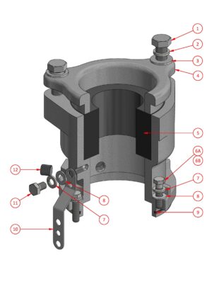 TRS Cable Gland (To suit Aluminium Series C Couplers) - N-055