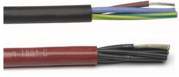 Multicore Silicone High Temp Cable LSZH 180°C 0.6/1.0KV