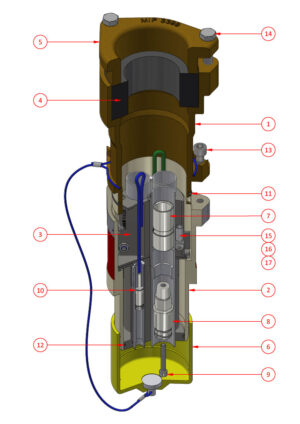 Restrained Plug Large Gland - AF434T4